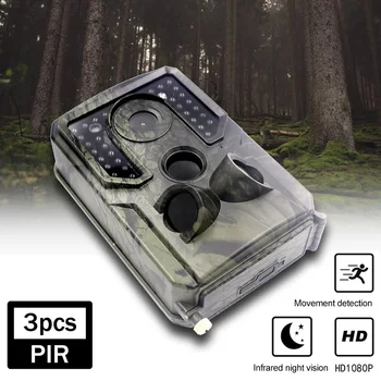 

Motion Detection Infrared Night Vision HD Video Wildlife Game 12MP1080P Fast Trigger Tracking Outdoor Trail Camera Portable