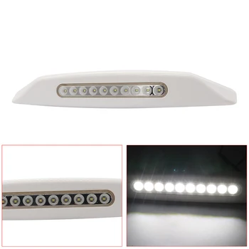 

12V 3W 10 LEDs 6000K Waterproof Outdoor Porch Awning Spotlight for Car RV Ship (White)