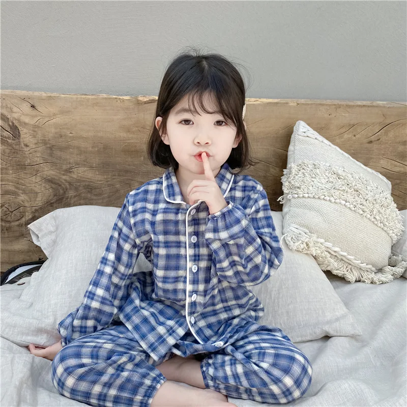 Пижама детская кружевная с длинным рукавом 2 шт./компл.|Комплекты пижам| |