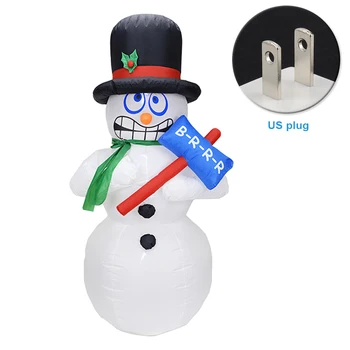 

Winter Christmas Decoration Props Portable Inflatable Snowman Santa Claus Figure Holiday Home Outdoor Jitter Party Toy Kids