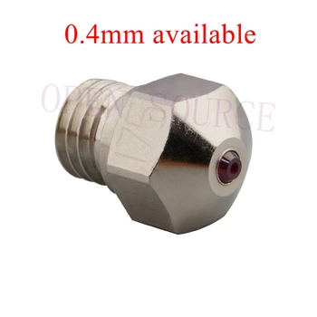 

Plated Wear Resistant Plated Copper MK10 Ruby Nozzle M7 thread For MK10 Extruder Creator pro, Wanhao D4 and I3 Dremel 3D Printer