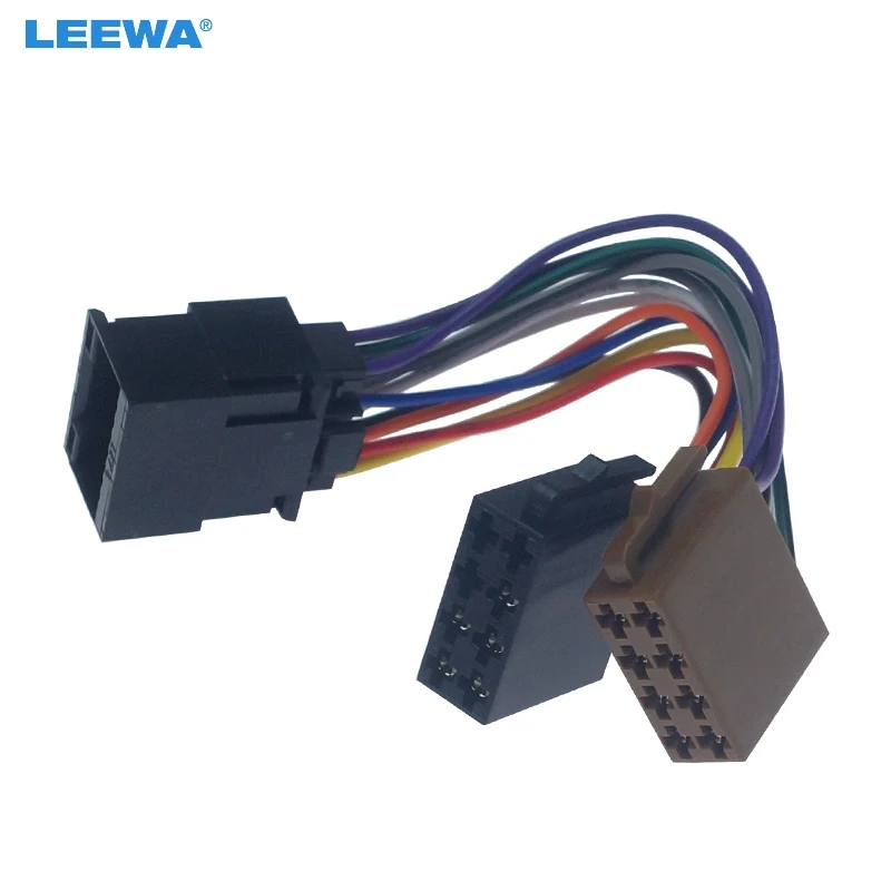 Автомобильный адаптер LEEWA для стереомагнитолы 12 шт. в комплекте Chery Chevrolet 16PIN ISO