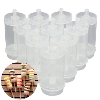 

50pcs Cakes Dessert Push Up Tube Containers Push Tube Kitchen Baking Tool for Wedding Party