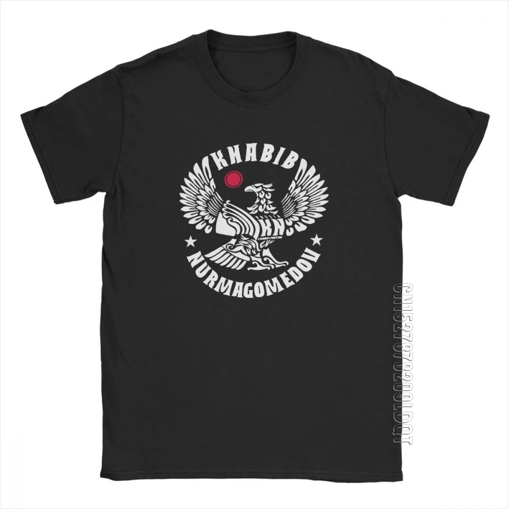 Khabib Nurmagomedov Legacy Мужская футболка Eagle MMA смешная Хлопковая мужская Базовые Футболки