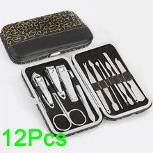12в1 многофункциональная машинка для стрижки ногтей набор инструментов для маникюра Уход за ногтями чехол для педикюра ножницы для стрижки пинцет