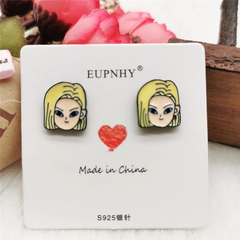 EUPNHY, 1 пара, серьги с аниме Наруто для женщин, гипоаллергенные Мультяшные серьги с эмалью, ювелирные изделия, подарки