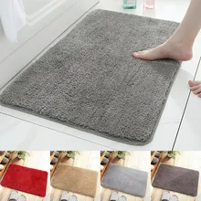 Коврик для ванной коврик для кухни дверной коврик не скользкий мягкий бархатный Мини ковер для ванной комнаты превосходное поглощение влаги 40x60 см
