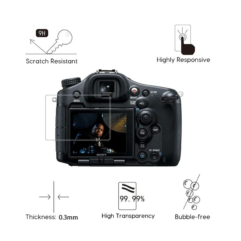 2 шт. пленка для экрана из закаленного стекла для SONY a7iii a7 iii ii a6000 a6500 a5000 a6300 rx100 rx10 a7r iii ii a77 HX90V a99 ii i a9