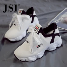 JSI Fashion Women Flats Riband Cross-Tied Decoration Lace-Up Letter Print Mixed Colors Shoes Comfortable Stylish Sneakers JY86