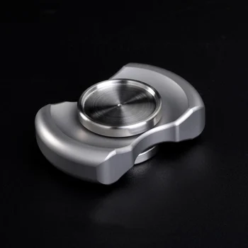 

Mini Double Leaf Hand Spinner Stainless Steel Metal fingertip gyro Spinner Finger Stress Tri-Spinner Anxiety Stress Toy