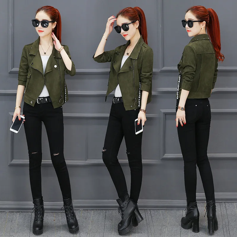 

2019 Spring And Autumn New Style Short Jacket Female Spring And Autumn Korean-style Slim Fit Slimming Thin Long Sleeve Autumn Sh