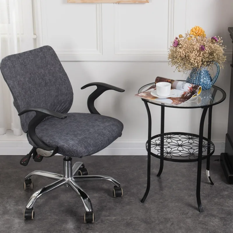 Чехлы для офисных стульев 2 шт./компл. спандекс чехол кресел с разрезом