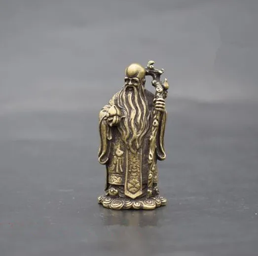 

Christmas Archaize brass longevity buddha collection small statue Pendant Home Decorations Halloween