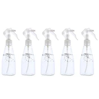 

5pcs 200ml Transparent Refillable Container Spray Bottle Leak-Proof Spray Bottles Empty Watering Bottles Disinfectant Container