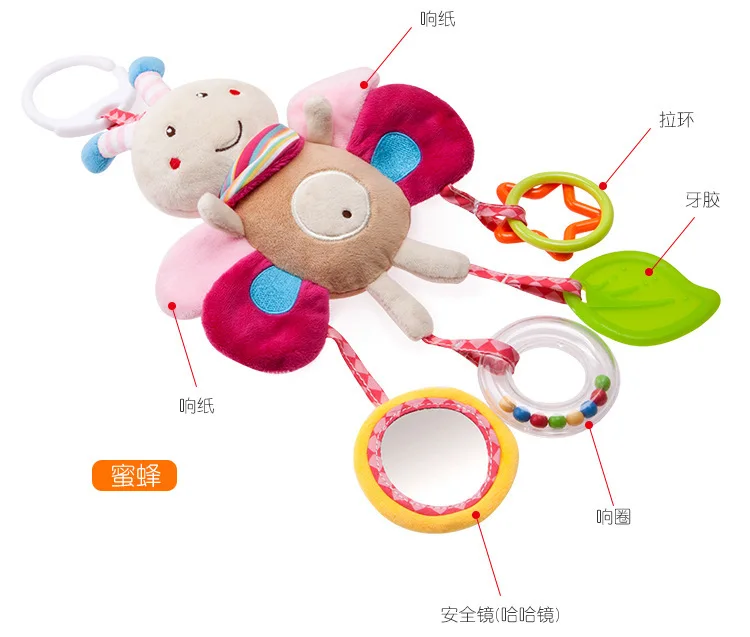 Детская погремушка подвеска младенец 0-3-6 месяцев кровать колокольчик тележка плюшевые маленькие мужские материковый Китай другие игрушки