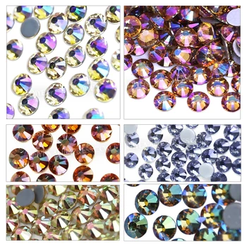 

Great Shimmer ! Amber Sunshine Purple SS6-SS30 Hot Fix flat back rhinestone strass crystal glitters stone to DIY iron on garment