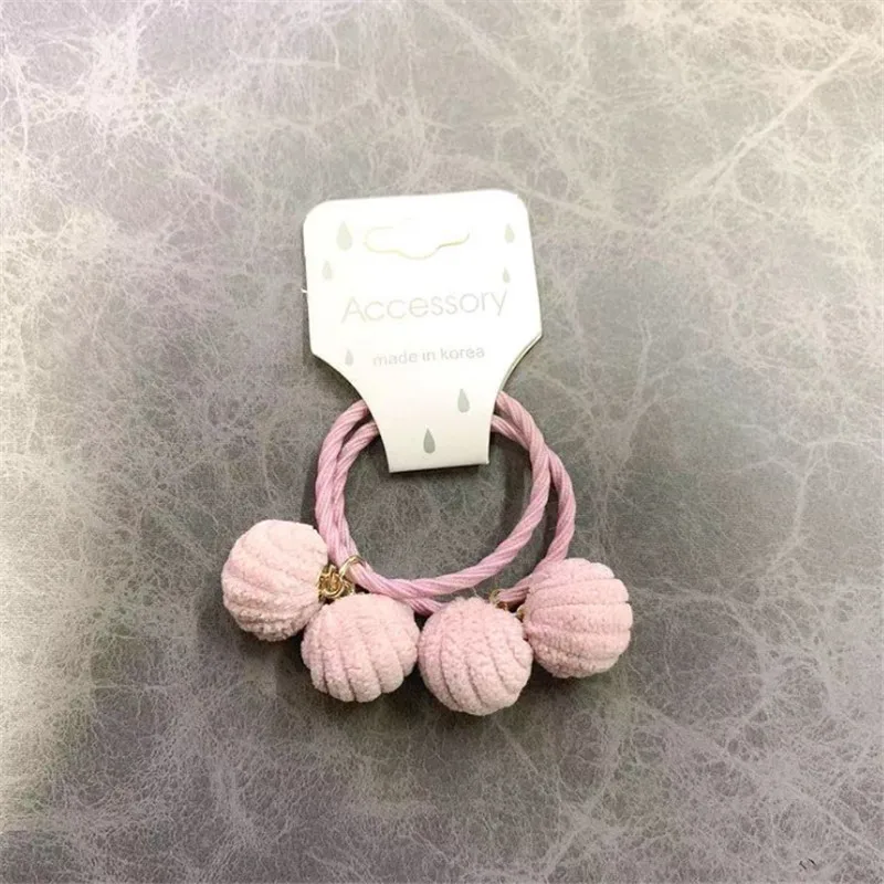 set 1 10 компл./лот модная обувь на платформе из искусственного кроличьего меха; сапоги помпонами резинка для волос для девочек; эластичные тканью; прическа хвостик; повязка на голову из кроличьего меха, женские аксессуары для волос - Цвет: set 1