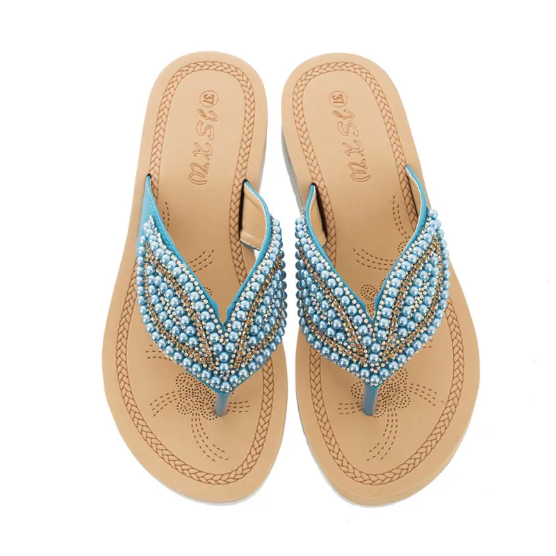 2022 Fashion Women's Sandals Summer Outside Beach Slippers Female Casual Non-slip Flat Flip Flops Women Shoes House Slippers 3