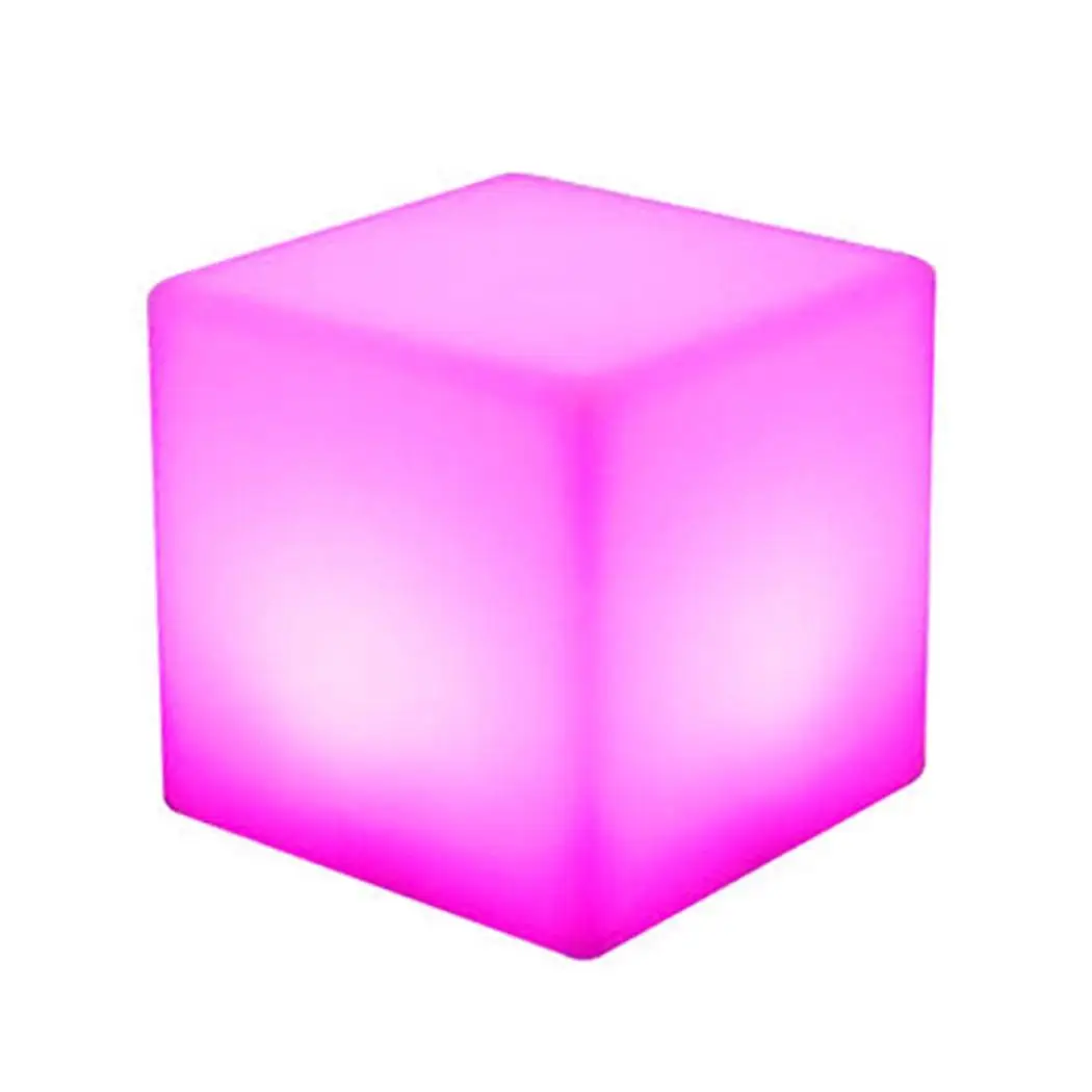 

Colorful Changing Night Light Square Cube LED light Mood Lamp 3 x AAA Batteries (Not Included) Room Dcor