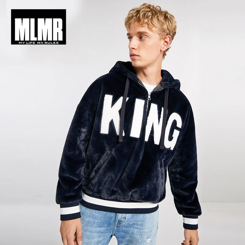 JackJones Мужской Досуг Свободный с капюшоном зимний мех плюшевое пальто куртка | 218321565
