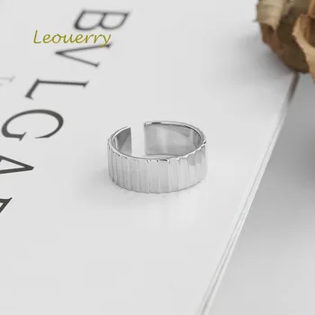

Leouerry Minimalist Ladder Ring 925 Sterling Silver High Quality Wide Opening Rings for Women Casual Elegant Silver 925 Jewelry
