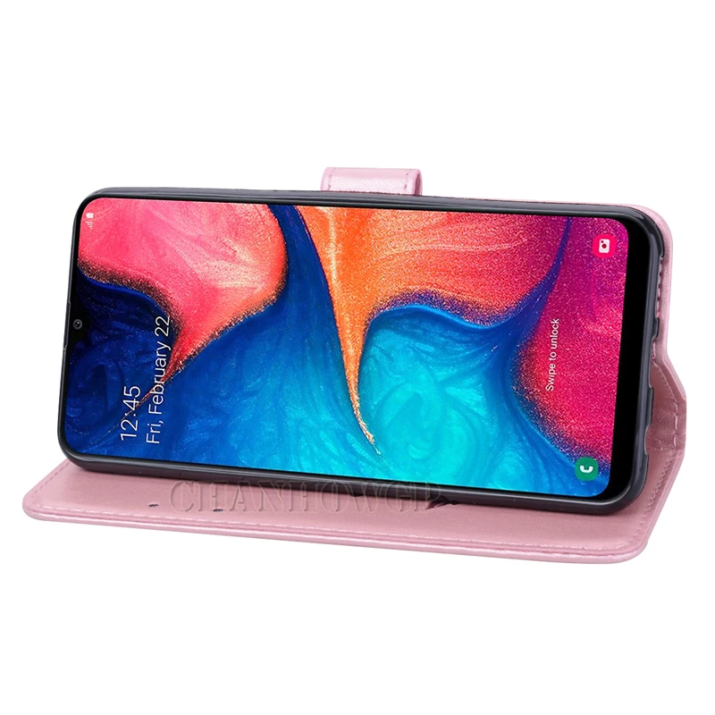 Цветной кожаный чехол для samsung Galaxy A50 A30 A70 A20 A20e A10 A40 S10e S10 S9 S8 плюс A9 A7 A8 A6 J2 J4 J8 J6 плюс крышка