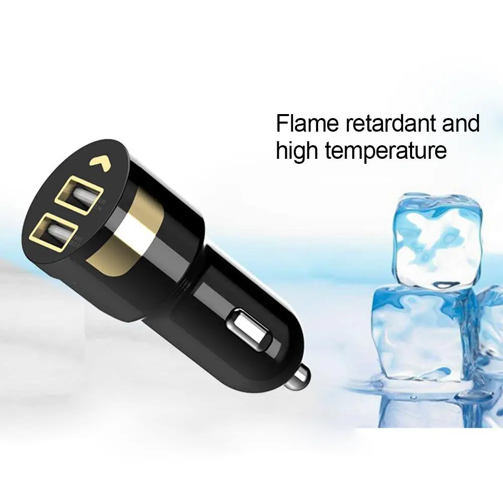 Автомобильное зарядное устройство с 2 USB портами 3 0 дюйма|Кабели адаптеры и