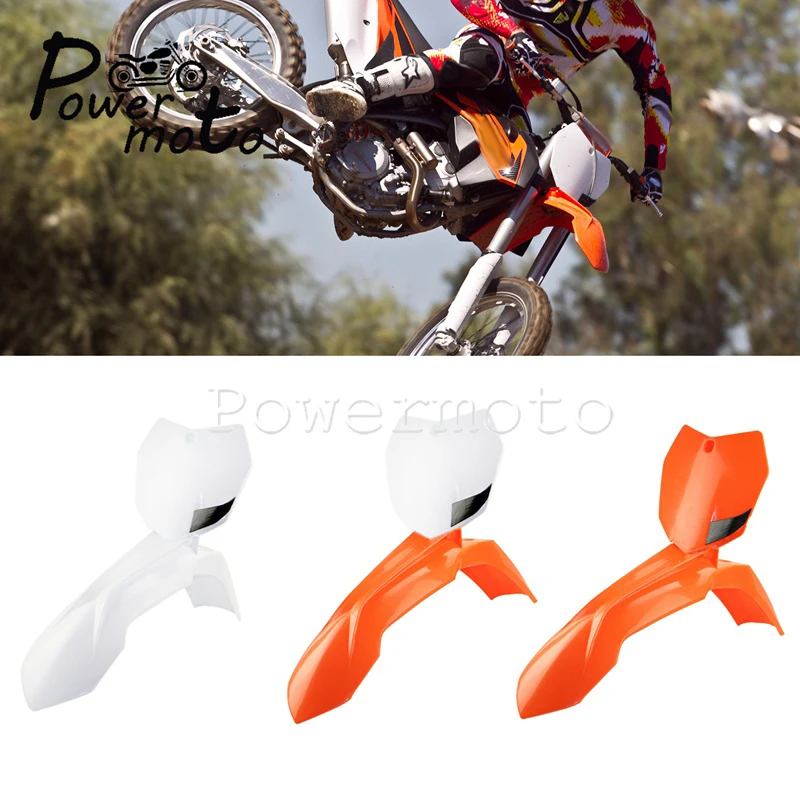 Внедорожных Enduro переднее крыло и передний номерной знак для SX SX-F 250 XC XC-W XC-F 450 SX85 EXC