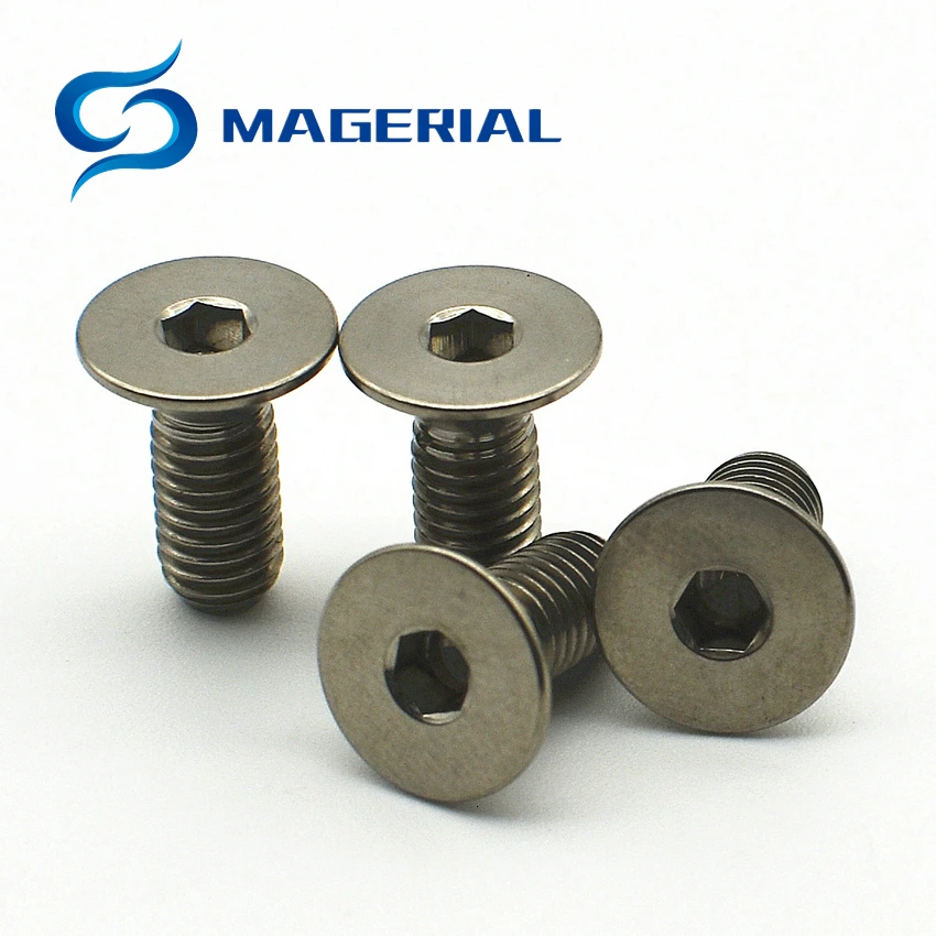 M5x12mm Titaniumn bolts countersunk titanium color  (15)