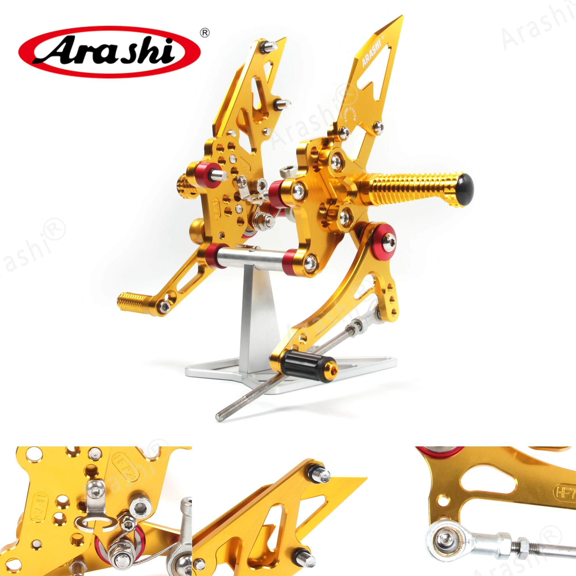 Подставка для ног Arashi EX300 EX300A 2013-2017 KAWASAKI EX 300 Задние подножки 2014 2015 2016 SE ABS 13 |