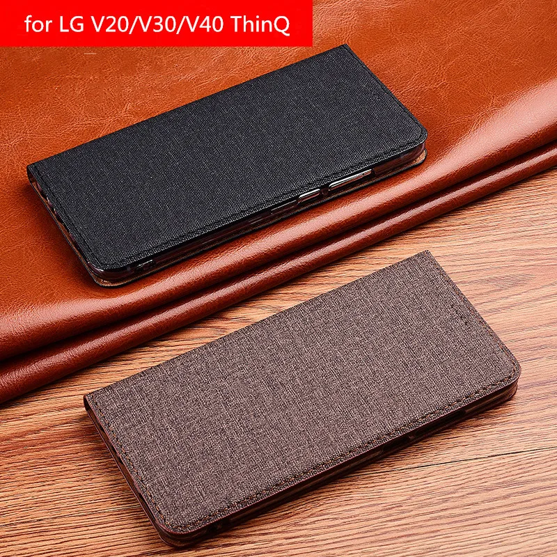 Для LG V30 чехол-крышка MOFi V20 V40 ThinQ флип Силиконовый противоударный чехол тканевый задний capas ani-knock корпус capas чехол s