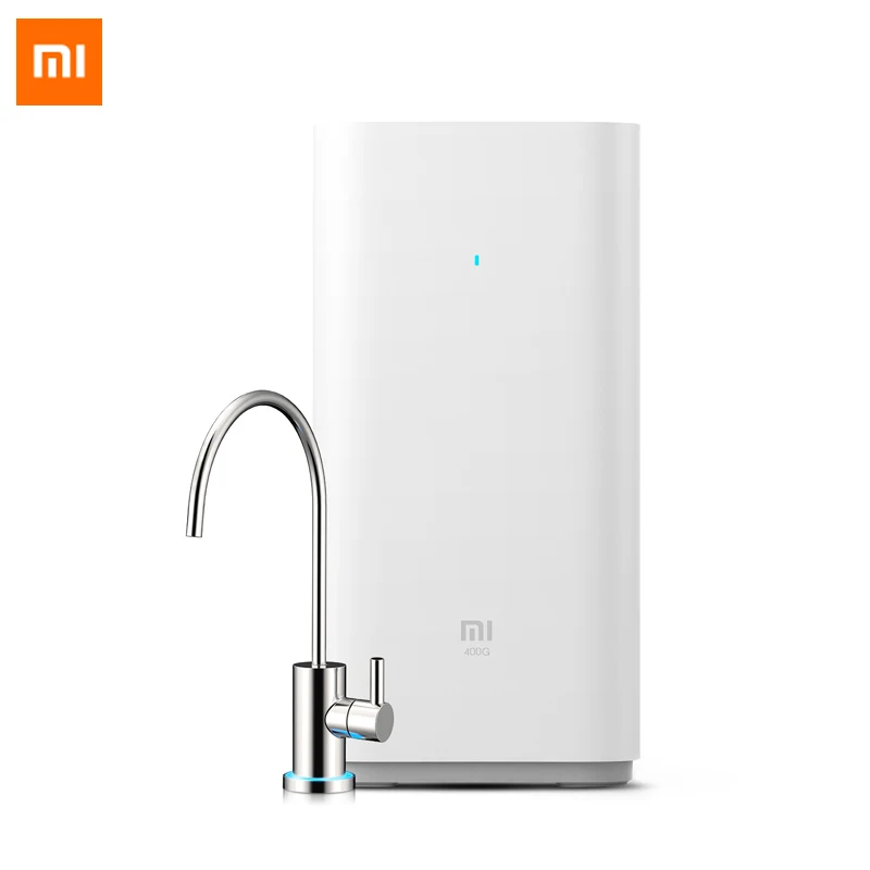 Xiaomi mi очиститель воды 400 г очиститель воды здоровье Поддержка Wi-Fi mi jia приложение Android IOS фильтры для воды бытовой инструмент - Цвет: White