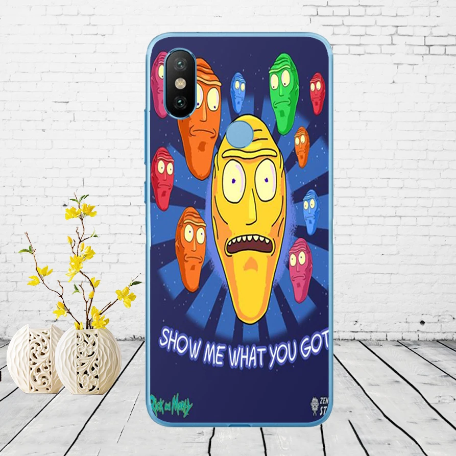 8 209DD Rick and Morty Season Soft Silicone Cover Case for Xiaomi Redmi 6 6a mi 8 a2 lite note 5 6 pro 7 case - Цвет: 8