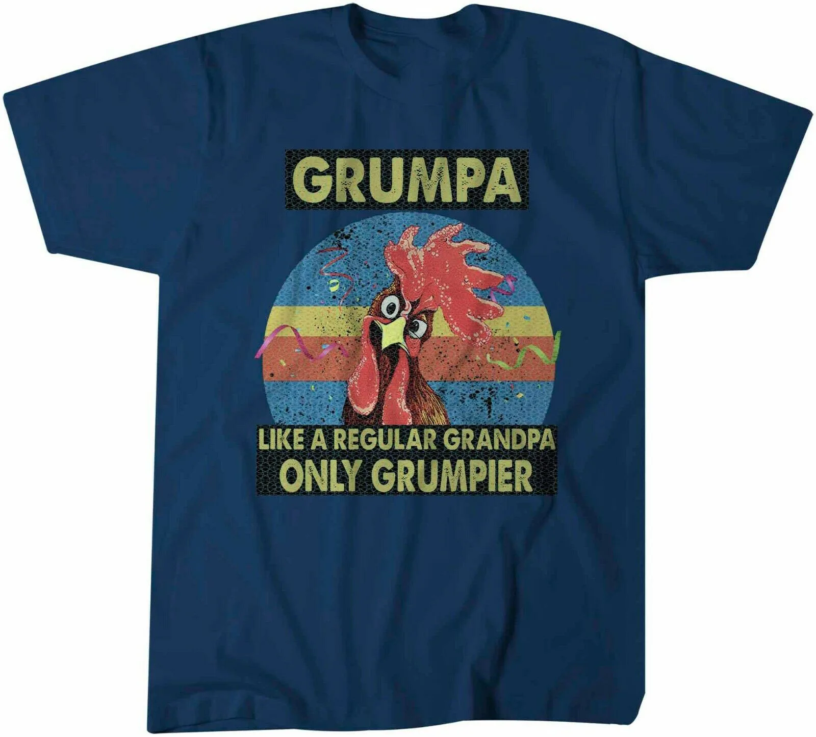 Grumpa Забавный дедушка но Grumpier курица Футболка Мужская Дамская 1017 футболка уличная