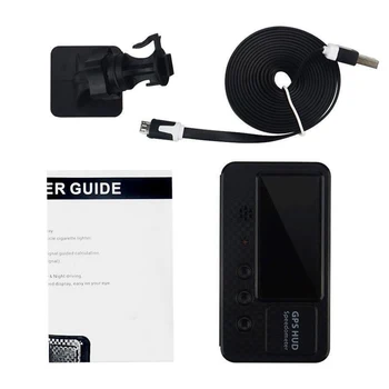 

Mileage Calculate Safe Driving Motorcycle Bike Auto Head Up Display Accurate ABS Digital Alarm GPS Speedometer Universal Useful
