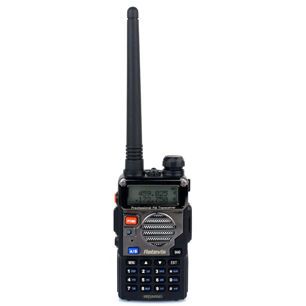 Retevis RT-5RV иди и болтай Walkie Talkie VHF Любительская рация двойного диапазона 5W VOX ручной 2 Way Радио приемопередатчик cb радио Comunicador для переносного приемо-передатчика