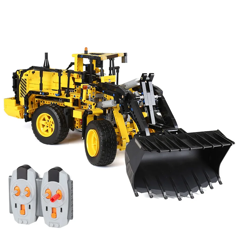 20006 Technic Compatible With 42030 Motors Power L350F Wheel Loader Model Building Blocks Bricks Children Brithday Gift