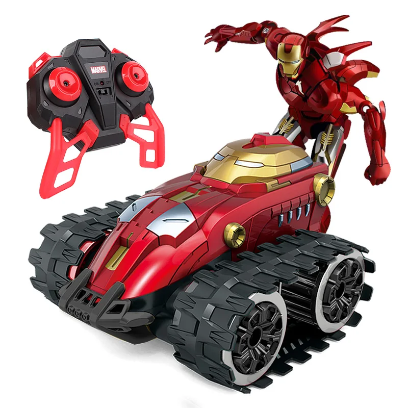 

Iron Man Remote Control Crawler Tpye All Terrains Vehicle 2.4G Marvel Avengers Electricity RC Racing Cars Toys for Children