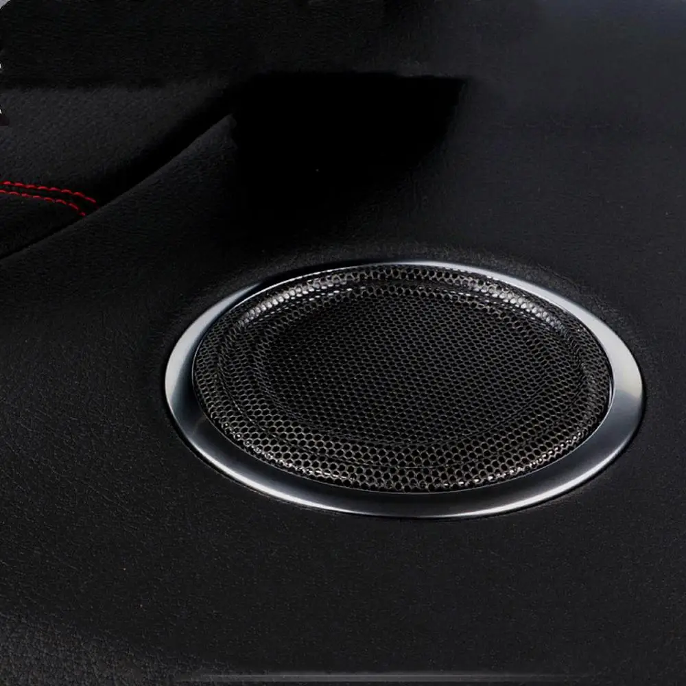 Sliver Black Blue car speakers Cover For BMW f23 f30 f31 f32 f33 f34 f35 f36 f80 f83 Front rear Door mid range Horns Case trim