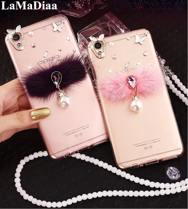 

Luxury Rhinestone Diamonds Pendant Soft Phone Case For Xiaomi mi 5S 6 8 Lite 9 SE 5X 6X A2 MAX2 MAX3 Glitter Bling Back Cover