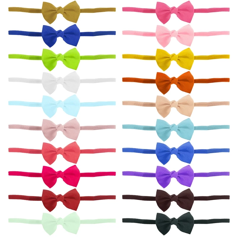 Hair Accessories Hair Headband 20Pcs Cute Kids Girl Baby Ribbon Toddler Flower Bow Headband Hair Band Headwear