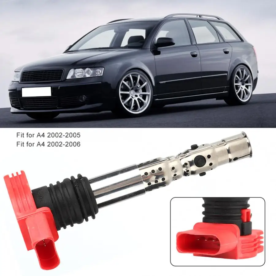Авто катушки зажигания 06C 905 115 м 06C 905115D подходит для A4 2002-2006/A6 2002 2003 2004 двигателя катушка зажигания