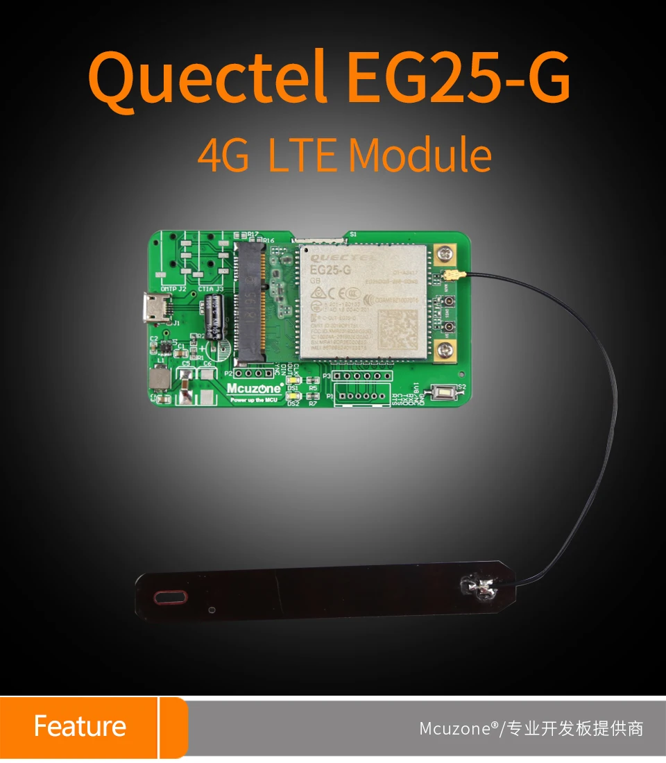 Quectel EG25-G глобальная полоса 4G LTE WCDMA GSM GPRS, для Raspberry Pi Rockchip ARM Android Linux Wince Windows Quectel EG25-G