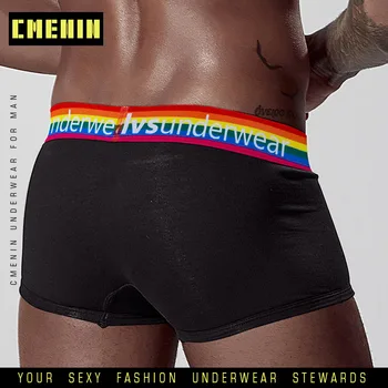 

High Quality Cotton Underwear Mens Boxer Homme LOGO Quick Dry Men Boxer Shorts Men Underwear Boxers Underpants Top OR507