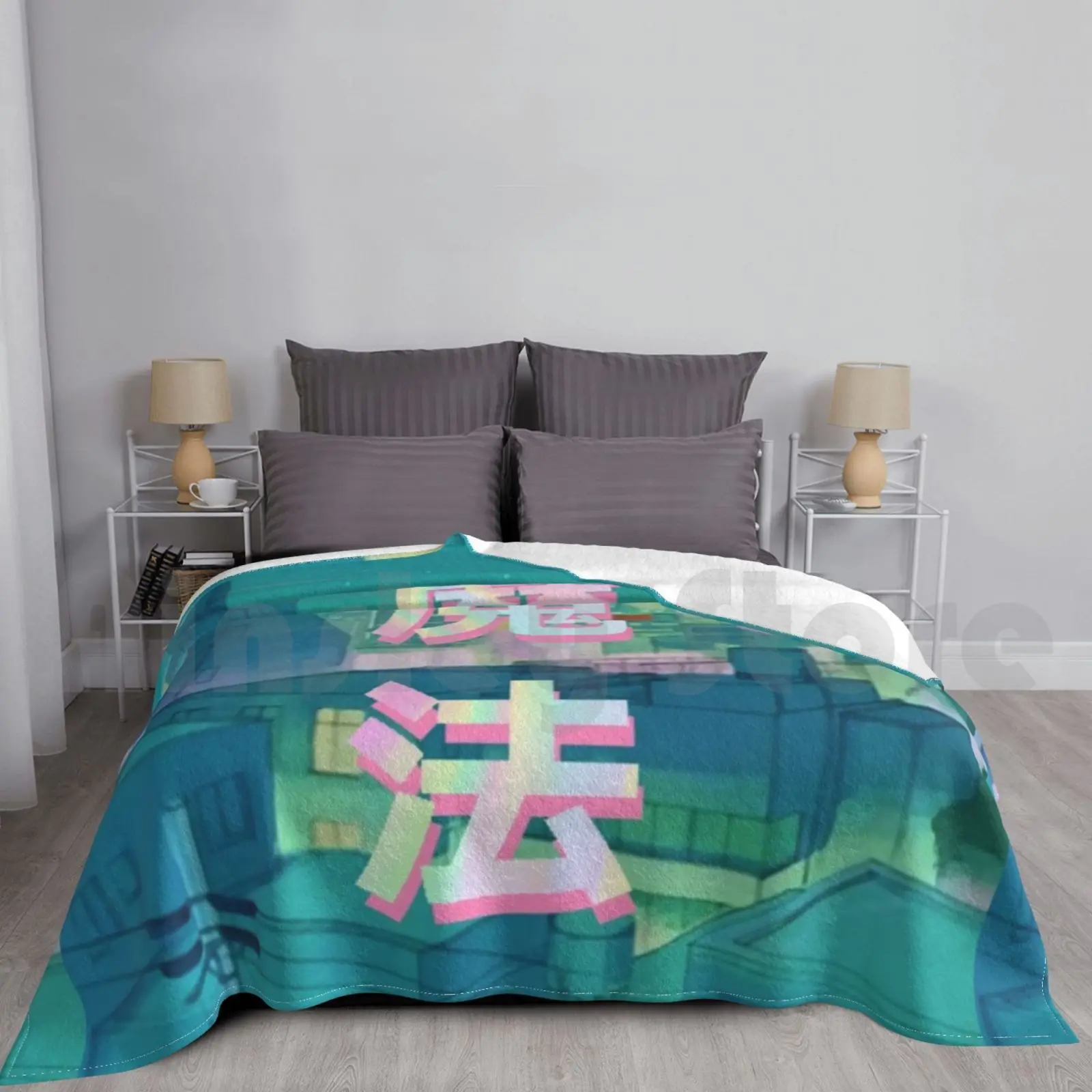 Mahou Night Anime Sky Coperta Per Divano Letto Viaggio Usagi Moon Anime Manga Kawaii Sailor Saturn Sailor