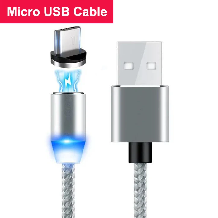 Universal Magnetic Fast Charging Cable - Type C & Micro USB