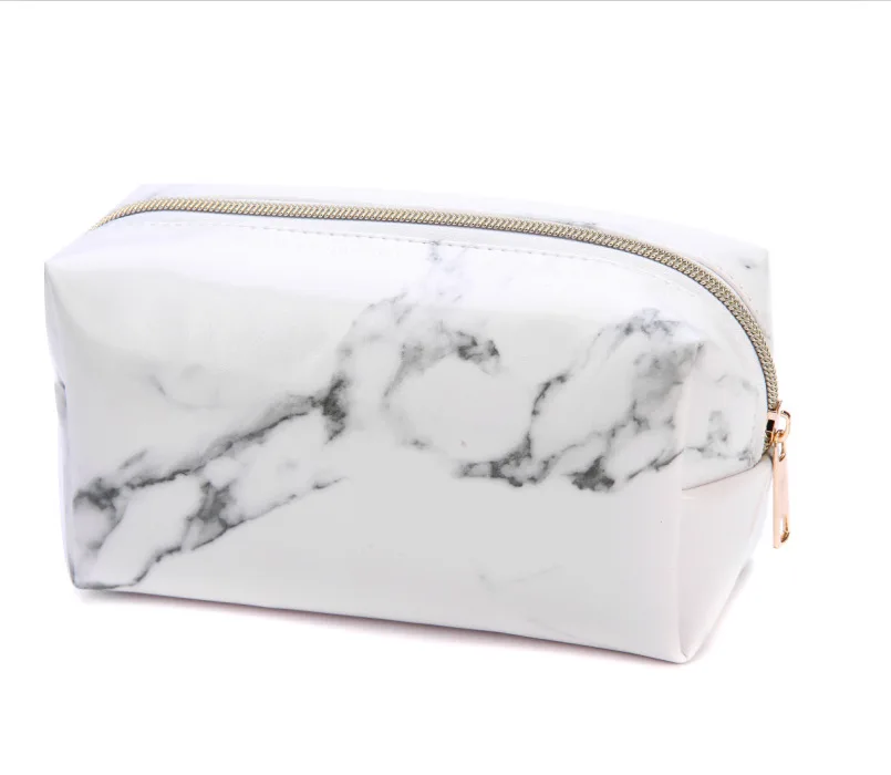 

Hot Selling 2019 New Style 1.4 Mm Marbling Pu Makeup Storage Bag Can Printing