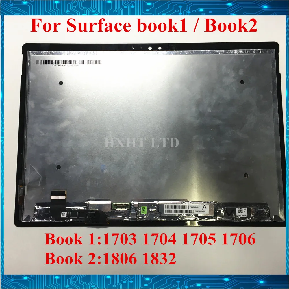 Оригинальный сенсорный ЖК-экран для Microsoft Surface 13 5 дюйма Book 1 1703 1704 1705 1706 2 1806 1832