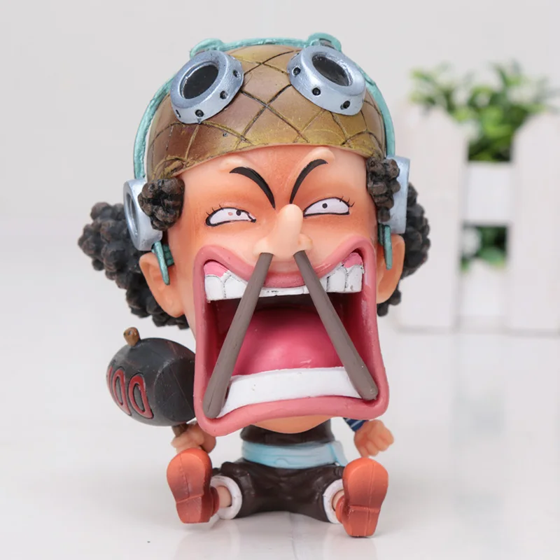 One piece GK Q kid luffy usopp nami sabo Luffy Ace Chopper Sanji Roronoa Zoro Children Ver. ПВХ фигурка модель игрушки - Цвет: 1