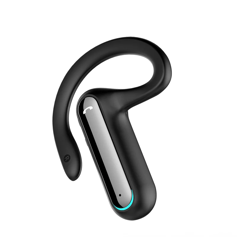 2022 F890 Bluetooth Earphones Microphone LED Display ENC Noise Reduction Single Ear-hook Hands-free Call Anti-noise Earphone | Электроника
